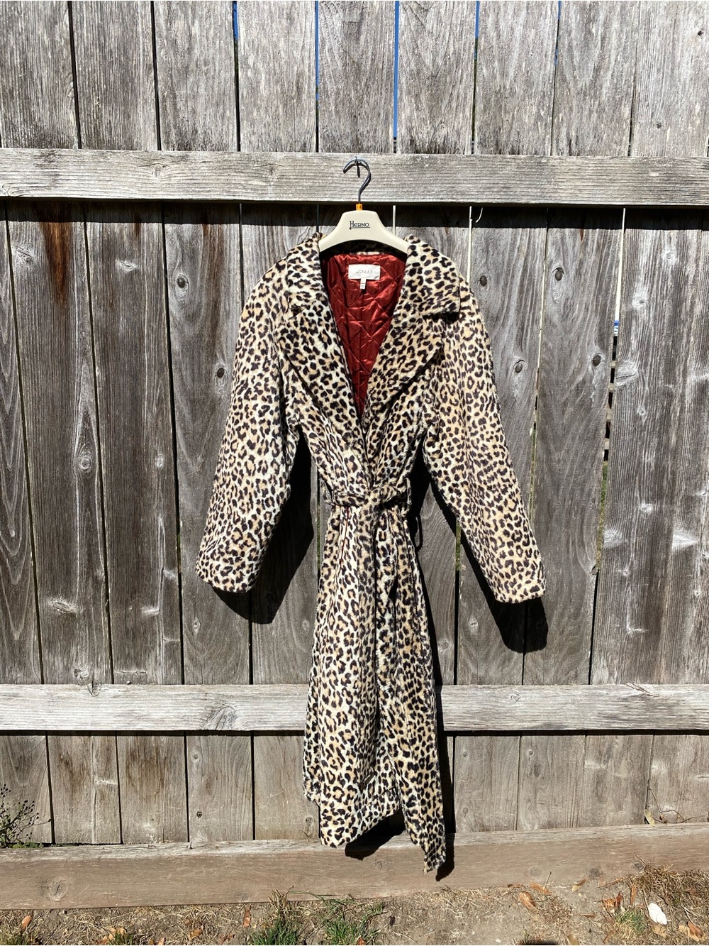 THE GREAT. Leopard Print Te